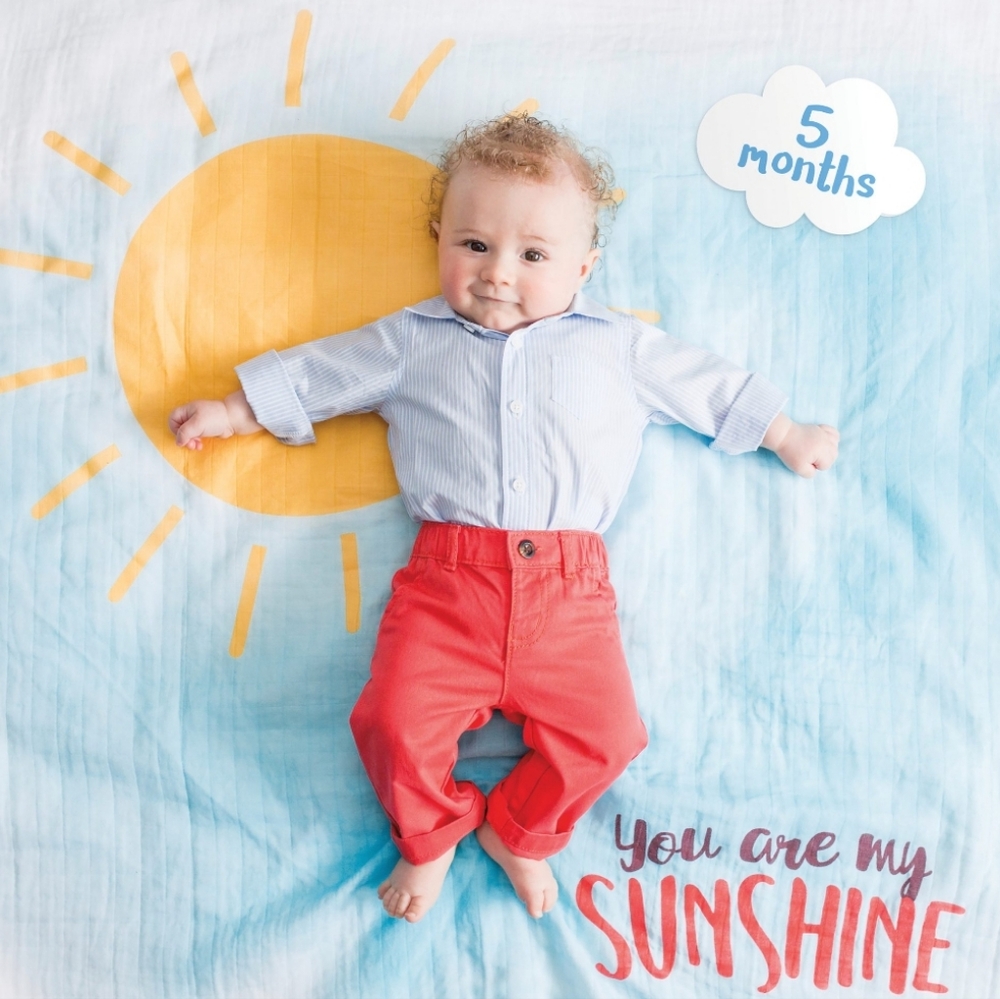 You Are My Sunshine Milestone Blanket